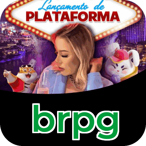 Interface do aplicativo brpg mostrando jogos disponíveis no iOS e Android